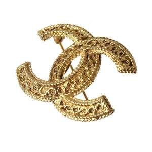 CHANEL Coco Mark Brooch 1108 Gold